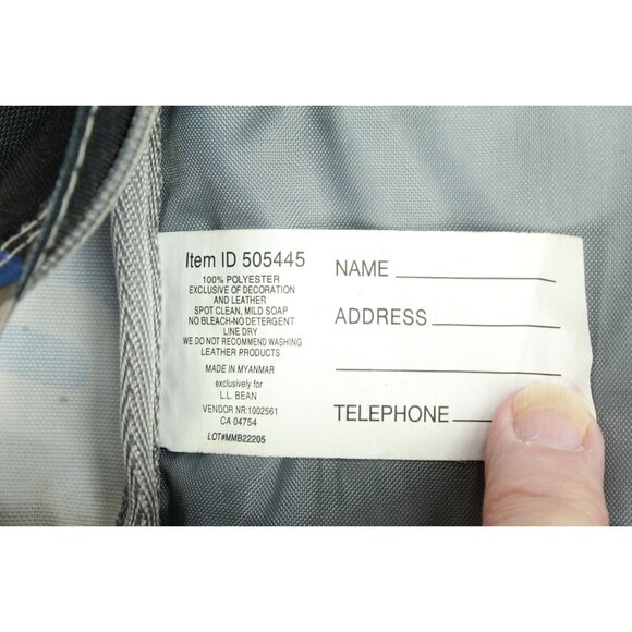 LL Bean Big Kids Deluxe Book Pack 37L School Backpack Camo Print - Picture 13 of 13